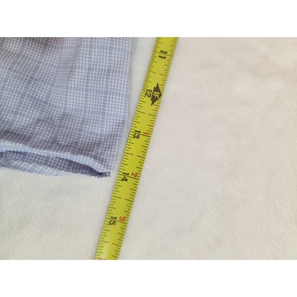 Bonobos Shirt Mens Small Short Blue Check Athletic Long Sleeve Preppy Business - Picture 7 of 12